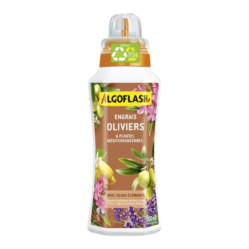 Algoflash Engrais Oliviers & Plantes Méditerranéennes 500 ml