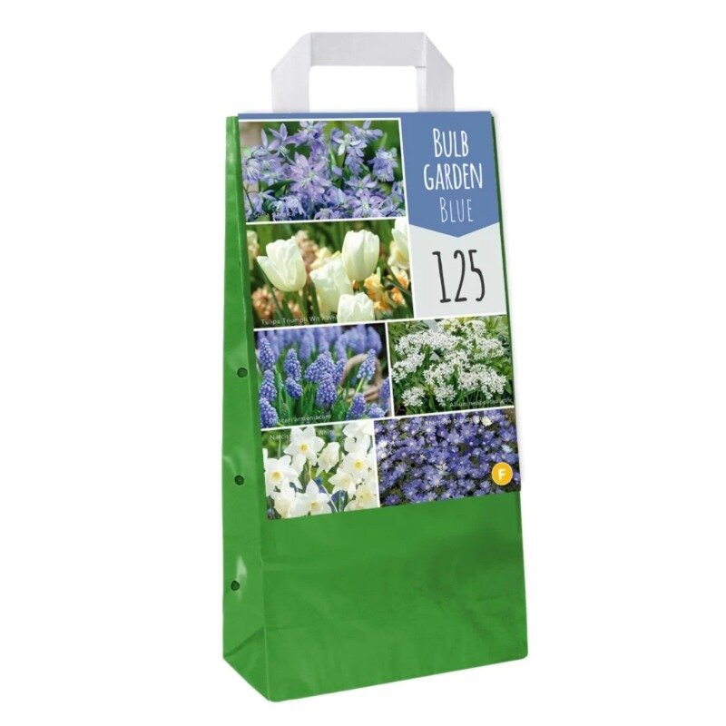 Sac à bulbes de fleurs Mélange Bleu et Blanc (125 pièces)