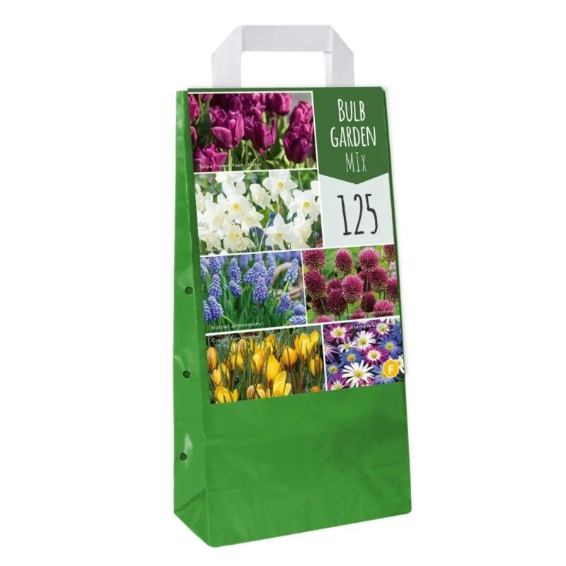 Sac à bulbes de fleurs Mélange de couleurs (125 pièces)