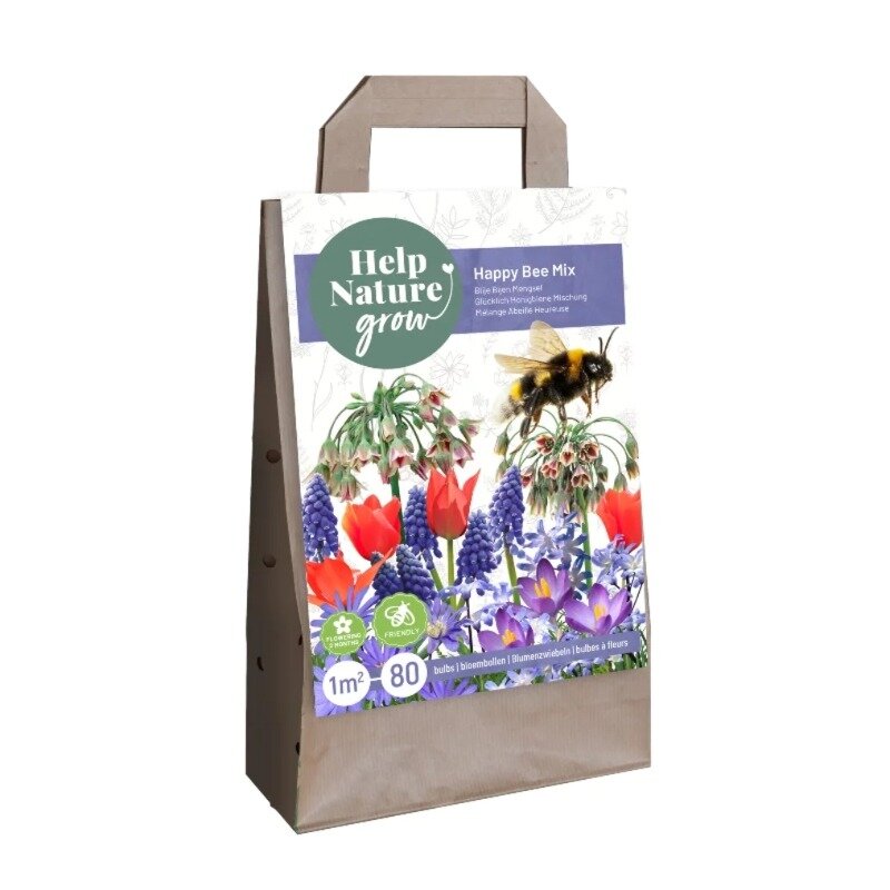 Sac à bulbes de fleurs Mélange d’abeille (80 pièces)