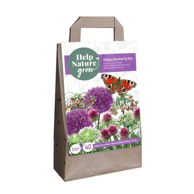 Sac à bulbes de fleurs Mélange de papillons (40 pièces)