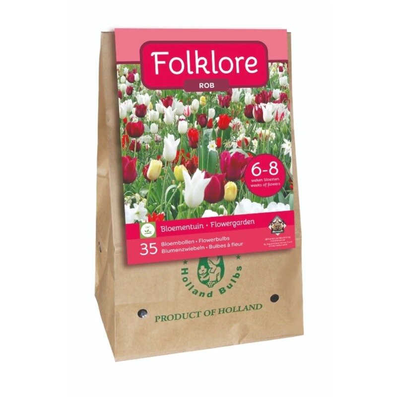 Sac à bulbes de fleurs Mélange Folklore Rob (35 pièces)